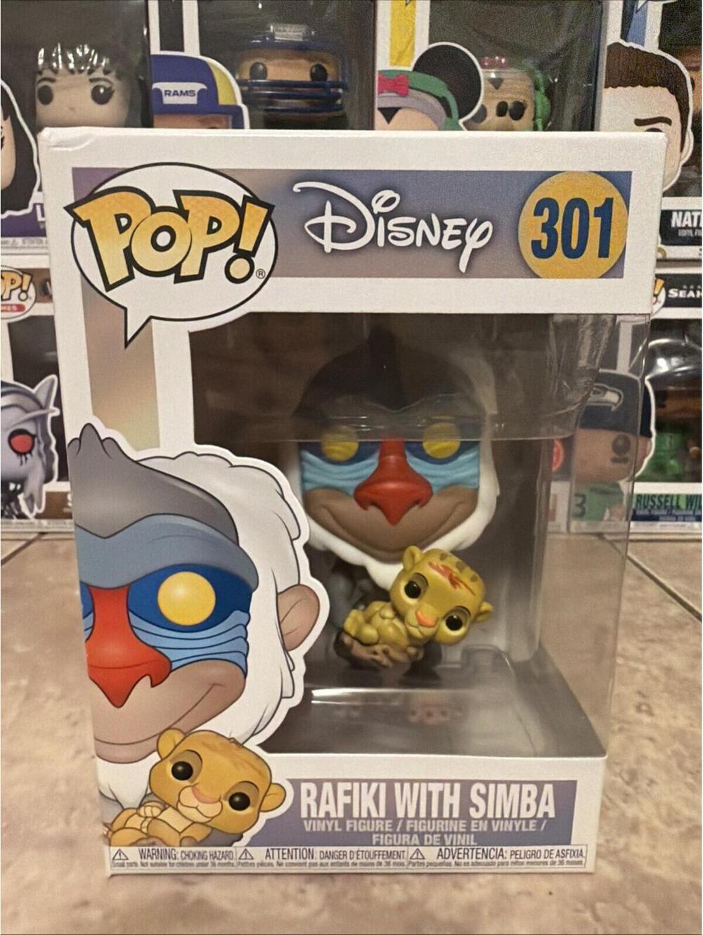 Funko Pop! Disney - Rafiki (Holding Baby Simba) #301 w/Protector